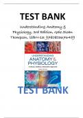 Test Bank Understanding Anatomy & Physiology A Visual, Auditory, Interactive Approach 3rd Edition by Gale Sloan Thompson