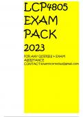 LCP4805 LATEST EXAM PACK 203