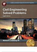 Civil Engineering Solved Problems, 8th Edition