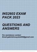 INS2602 Exam pack 2023