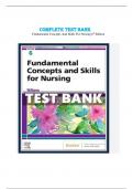 Test Bank CompTest Bank Complete For Fundamental Concepts and Skills for Nursing 6th Edition All Chapters | A+ ULTIMATE GUIDE 2023lete For Fundamental Concepts and Skills for Nursing 6th Edition All Chapters | A+ ULTIMATE GUIDE 2023
