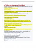 ATI Comprehensive Q&A