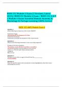 BIOD 152 Module 6 Exam (2 Versions, Latest2023)/ BIOD152 Module 6 Exam / BIOD 152 A & P 2 Module 6 Exam: Essential Human Anatomy & Physiology II: Portage Learning |100% Correct 