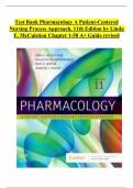 Complete Test Bank Pharmacology A Patient-Centered Nursing Process Approach 11th Edition by Linda E. McCuistion! RATED A+