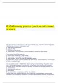   FISDAP Airway practice questions with correct answers&period;