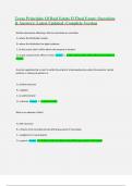 Texas Principles Of Real Estate II Final Exam&colon; Questions & Answers&colon; Latest Updated &colon;Complete Version
