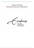 Samenvatting boek  'Bestuurskundig Onderzoek' voor het van Designing Social Research