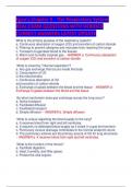 Egan's Chapter 9 - The Respiratory System REAL EXAM QUESTIONS WITH VERIFIED  CORRECT ANSWERS LATEST UPDATE