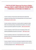 &lbrace;NGN&rcub;ATI RN Maternal Newborn Online Practice 2019 A &lpar;2023 UPDATE&rpar; WITH 100&percnt; VERIFIED ANSWERS SCORED A&plus;