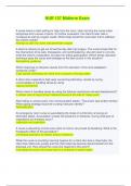 NUR 107 Midterm Exam - Questions and Answers