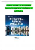 Test bank for Financial Markets & Institutions&comma; 12th Edition by Jeff Madura &vert; Complete &vert; 100 &percnt; Verified