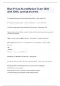 Blue Prism Accreditation Exam 2023 with 100&percnt; correct answers