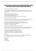RN Comprehensive Online Practice 2023 A With NGN-Tap ALL SOLUTION LATEST EDITION GUARANTEED GRADE A&plus;
