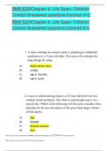 BMS 620&sol;Chapter 6- Life Span- Children Correct Answered questions &lbrack;scored A&plus;&rsqb;&period;