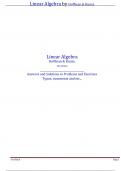 Solution Manual for Linear Algebra by Hoffman & Kunze 2nd Edition Updated A+