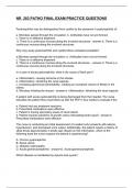 NR  283 PATHO FINAL EXAM PRACTICE QUESTIONS