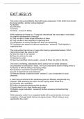 EXIT HESI V5