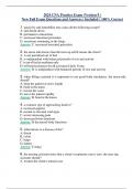 2024 CNA Practice Exam (Version 9 ) New Full Exam Questions and Answers ( Included ) 100% Correct