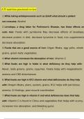 ATI Nutrition Proctored Exam BUNDLED ATI Nutrition Proctor Study Guide Review &vert; Questions with 100&percnt; Correct Answers &vert; Verified &vert; Updated 2024
