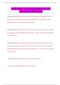 DFW SIDA Training Questions and Answers 100&percnt; Pass