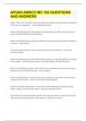 APUSH AMSCO MC &vert;182 QUESTIONS AND ANSWERS