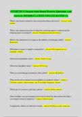 ESTHETICS Oregon State Board Practice Questions And Answers 2023&vert;2024 LATEST UPDATE RATED A&plus;