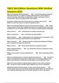   TNCC 8th EDITION  BUNDLED  &vert;&vert; ACTUAL EXAMS&vert;&vert; ALL BUNDLED HERE&excl;&excl; FULL PACKAGED SOLUTION