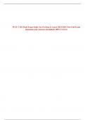 WGU C182 Final Exam Study Set &lpar;Version 2&rpar; Latest 2023-2024 New Full Exam Questions and Answers &lpar;Included&rpar; 100&percnt; Correct