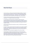 Hesi Exit Exam Questions & Answers (A+ GRADED)