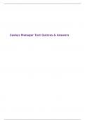 Zaxbys Manager Test Quizzes & Answers