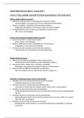 Global Political Economy - lecture 7-12 notes 