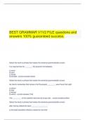    BEST GRAMMAR V1V2 FILE questions and answers 100% guaranteed success.