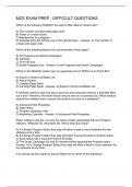 MCE Exam Prep - Difficult Questions