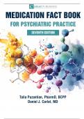 Carlat Medication Fact Book for Psychiatry Practice