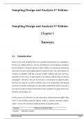 Solutions Manual for Sampling Design and Analysis, 2e by Sharon Lohr (100% Original and Verified, A+ Grade) Updated 