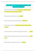 Jamf100 4&period;0 Training Questions and  Answers Rated A