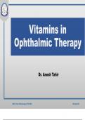 role of vitamins in eye