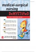 (Demystified Nursing) Mary Digiulio, James Keogh - Medical-Surgical Nursing Demystified (Demystified Nursing)-McGraw-Hill Professional (2008) (1)