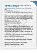 Cancer NCLEX Exam Questions and Answers with Explanations 2023&period; 