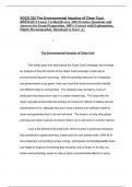 SOCS 325 The Environmental Injustice of Clean Coal, ARTICLE 3 Latest Verified Review 2023 Practice Questions and Answers for Exam Preparation, 100% Correct with Explanations, Highly Recommended, Download to Score A+
