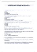 ARRT EXAM REVIEW2023&sol;2024