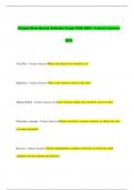 Oregon State Board- Esthetics Exam With 100&percnt; Correct Answers  2023
