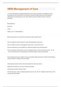 HESI Management of Care&vert;97 Questions with 100&percnt; Correct Answers &vert; Updated & Verified