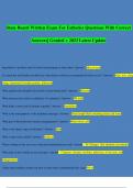 State Board Written Exam For Esthetics Questions With Correct  Answers&vert; Graded &plus; 2023 Latest Update