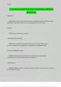 C715 WGU QUESTION AND ANSWERS &lpar;VERIFIED ANSWERS&rpar;