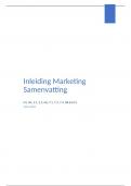 Bedrijfskunde - Inleiding Marketing - Samenvatting 