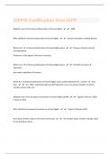 CIPP&sol;E Certification from IAPP&vert;53 Practice Questions With Complete Solutions