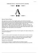 Embalming Clinical I - Glossary of Terms
