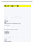 RBS EXAM 2023&sol;2024