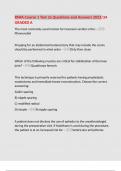 RNFA Course 1 Test 2a Questions and Answers 2023&sol;24 GRADED A